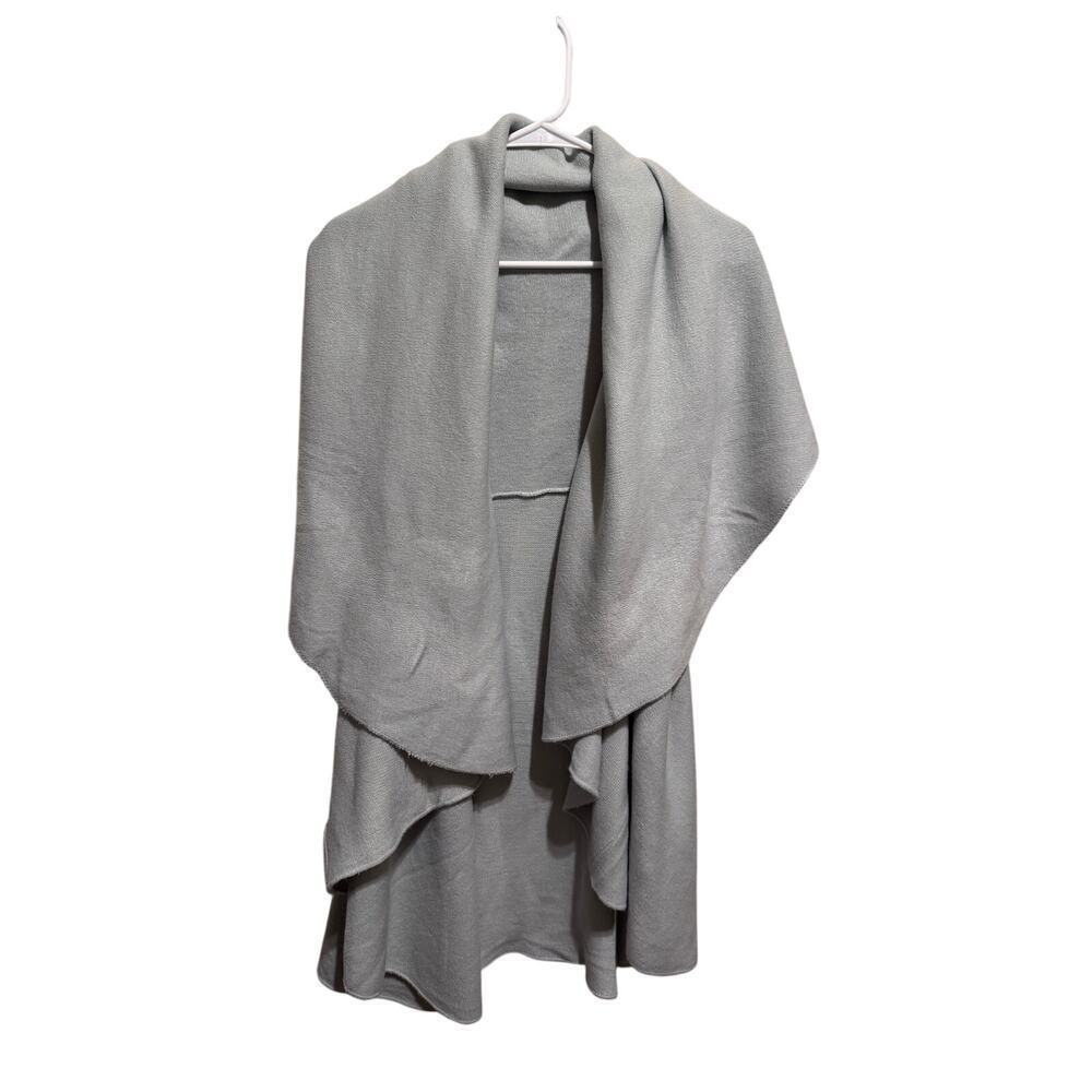 Look By M Basic Shawl Vest Cool Mint Green One Size - Picture 2 of 7